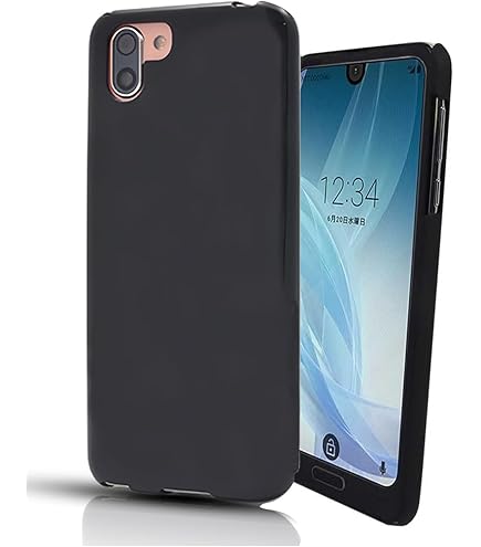 Amazon.co.jp: SH-03K SHV42 706SH AQUOS R2 【 黒TPU 】 ケース